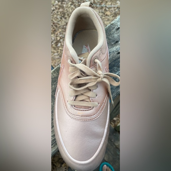 NIKE 861674-902 AIR MAX THEA SE METALLIC BRONZE ROSE GOLD SNEAKERS SIZE 9.5 - Picture 6 of 6
